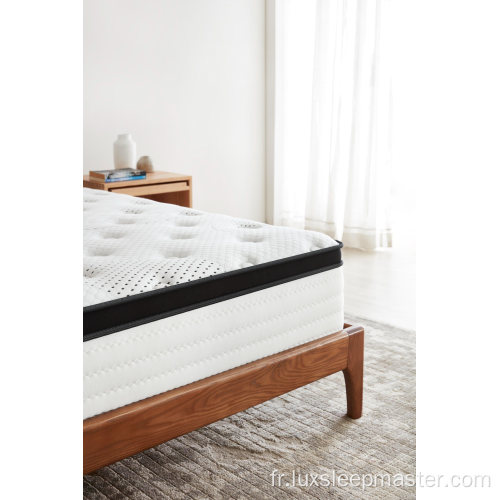 Matelas à ressorts en mousse à mémoire de forme dans une boîte